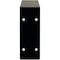 Ekena Millwork Embrey Steel Bracket, Powder Coated Black 2"W x 12"D x 5 1/4"H BKTM02X12X05EBPBL - alternate 3